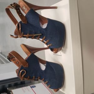 Shiekh jean high heels